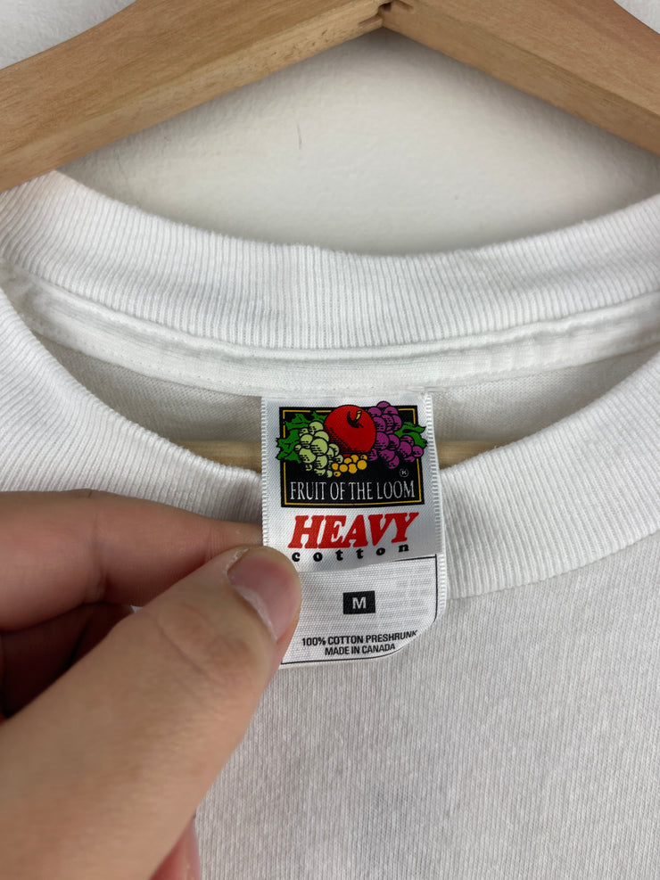 Vintage 2000 Budweiser Beer Whassup! White Tee