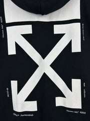 Off White Mona Lisa Arrows Black Hoodie
