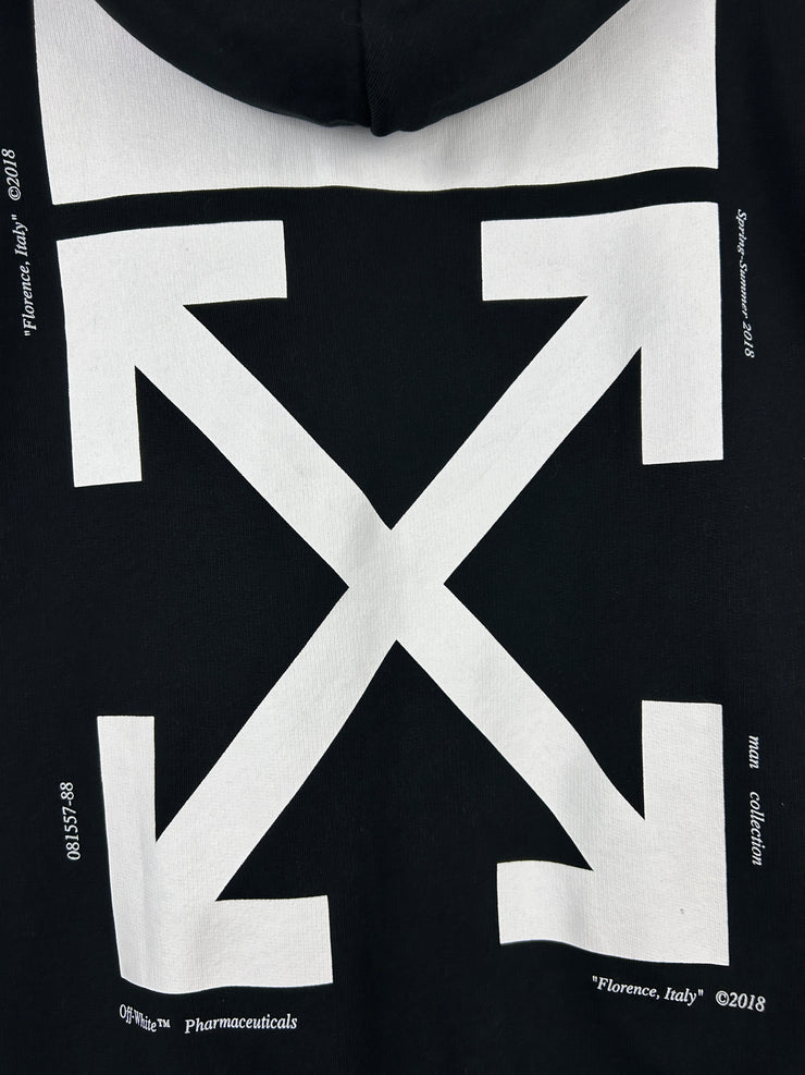 Off White Mona Lisa Arrows Black Hoodie