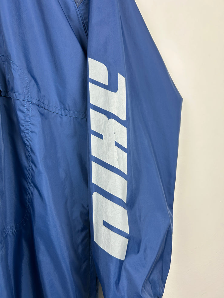 Vintage Nike Spellout Half Zip Blue Pullover Windbreaker