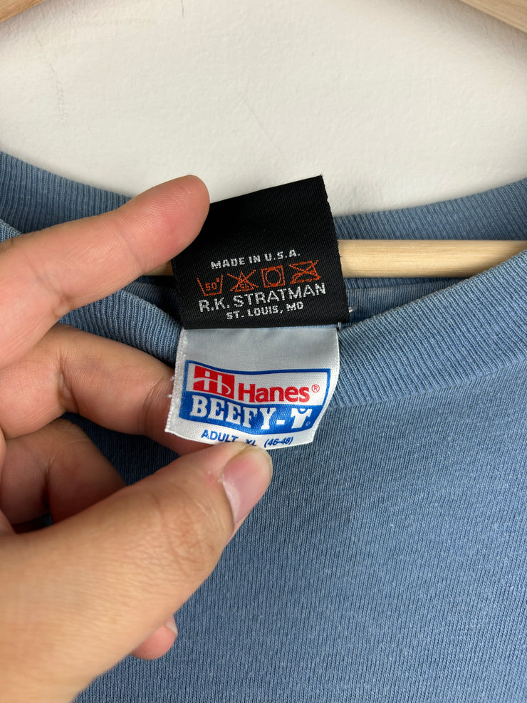 Vintage 90s Harley Davidson Harrisburg Blue Tee