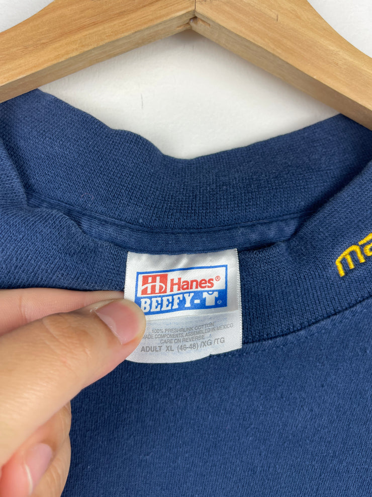 Vintage 90s Mazda Navy Mockneck Long Sleeve