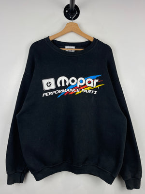 Vintage 90s Mopar Performance Parts Black Crewneck