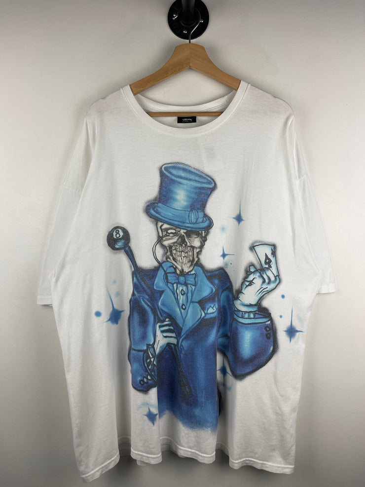 Stussy Air Brush Joker White Tee
