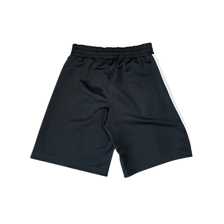 Palm Angels Logo Print Black Track Shorts
