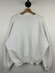 Vintage 90s Russell Athletic Blank White Crewneck