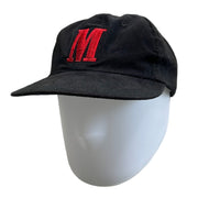 Vintage 90's Marlboro Black Strapback Hat