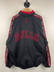 Vintage 90s NBA Pro Player Chicago Bulls Black Windbreaker