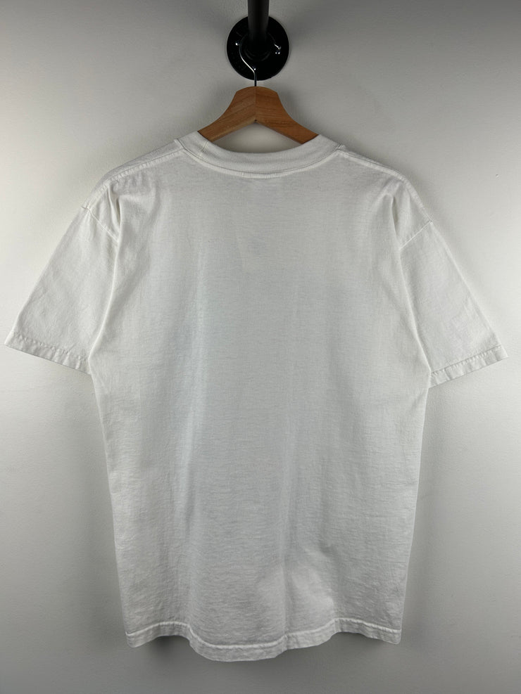 Vintage 90s MLB All Star Game Baseball Weekly White Tee
