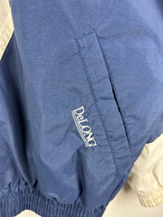 Vintage 90s Delong Penn State Navy & White Windbreaker