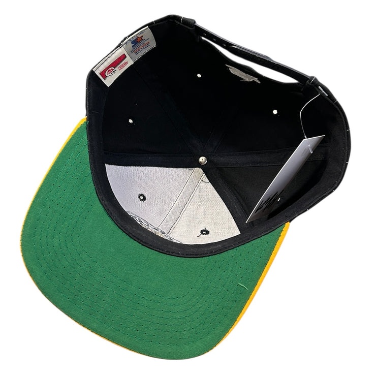 Vintage 90s CFL Starter Hamilton Tiger Cats Plain Logo Pin Stripe Snapback Hat