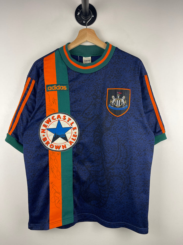 Vintage 1997/1998 Adidas Newcastle United Away Soccer Jersey