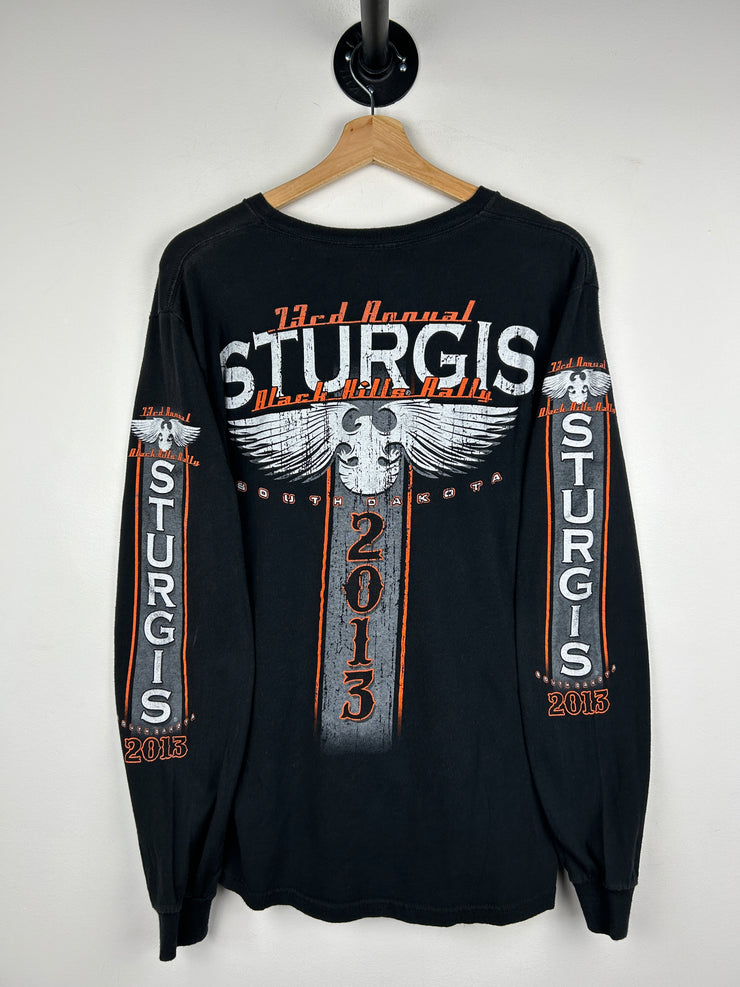 Vintage Sturgis Black Hills Rally Black Long Sleeve