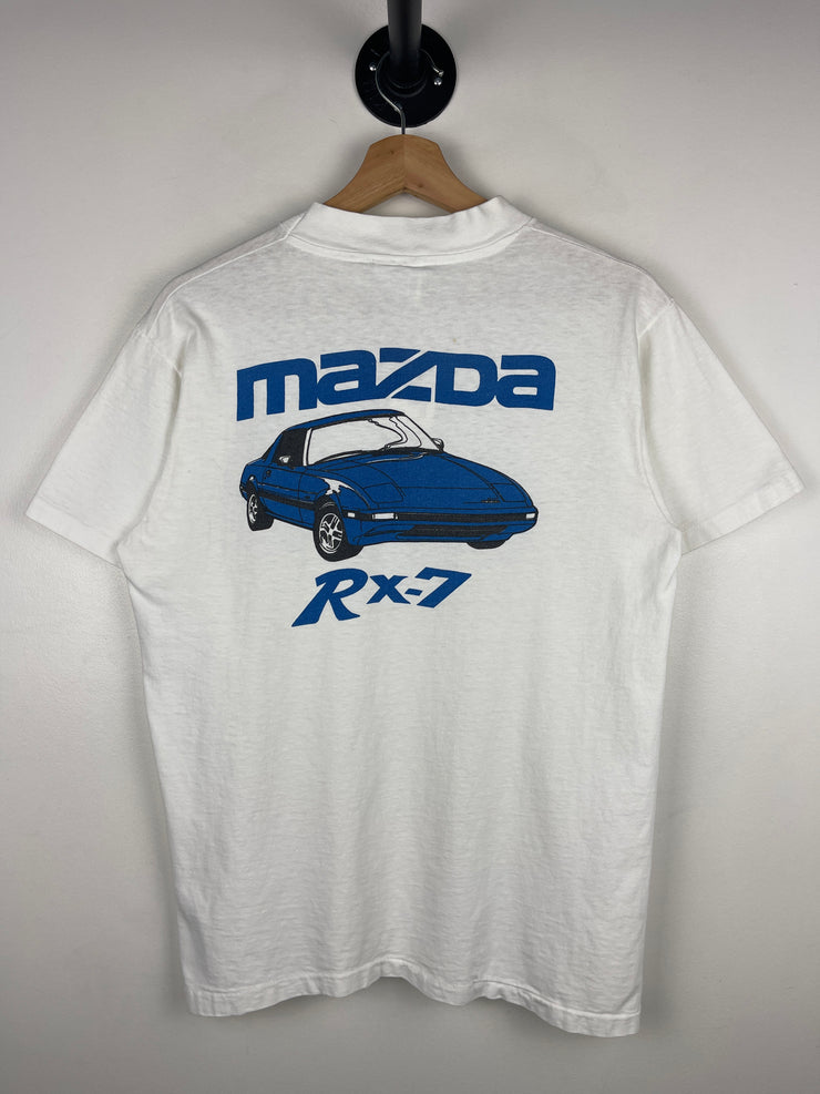 Vintage 80s Mazda RX-7 Promo White Tee