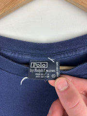 Vintage 90s Polo Ralph Lauren Navy Pocket Tee