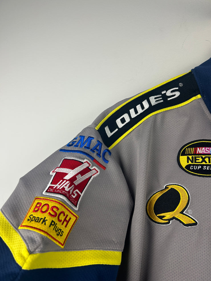 Vintage Nascar Chase Jimmy Johnson Lowes Grey Racing Jersey