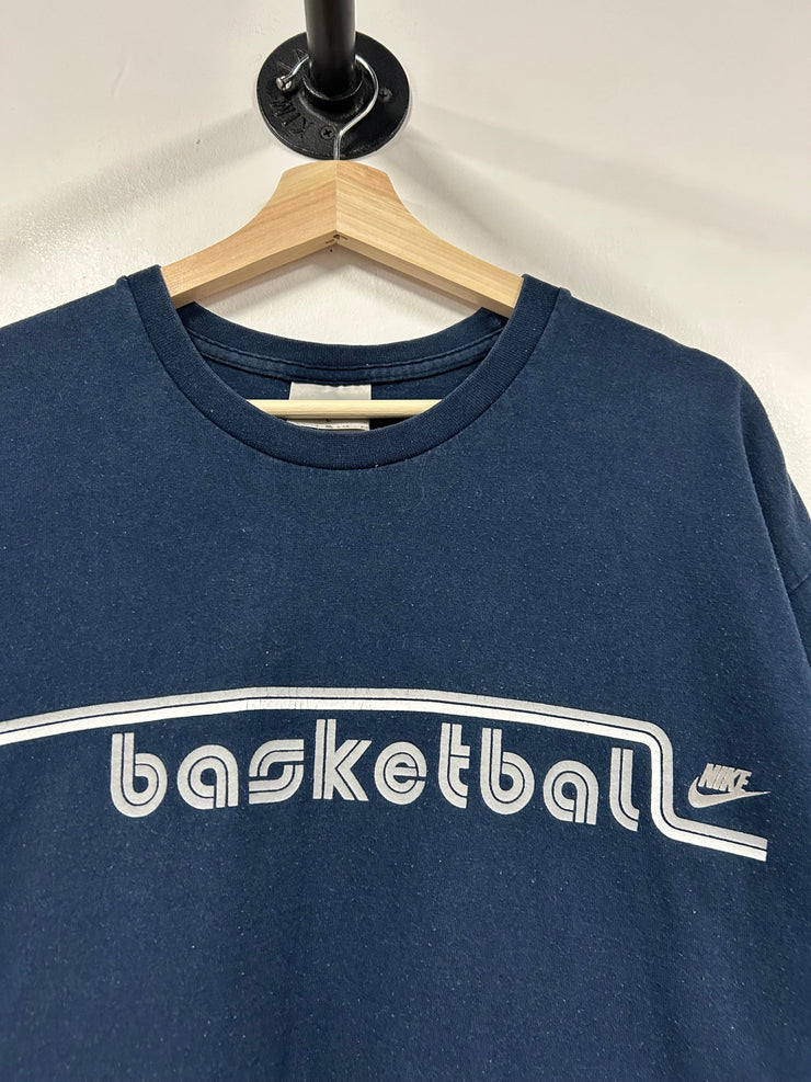 Vintage Nike Basketball Navy Tee