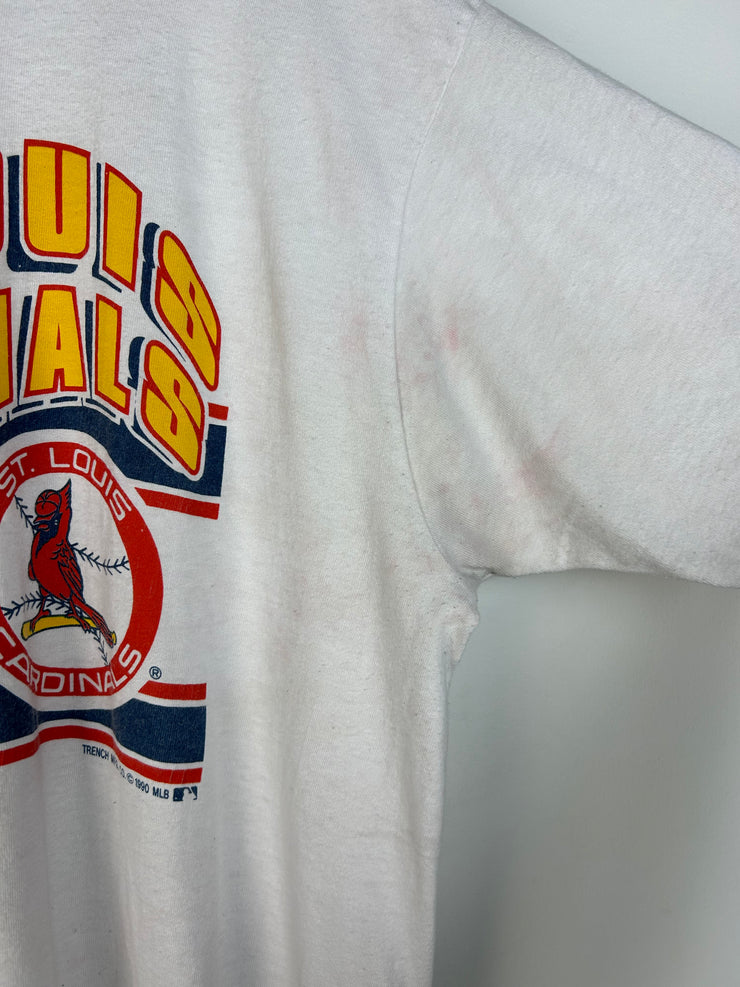 Vintage 1990 St. Louis Cardinals White Tee