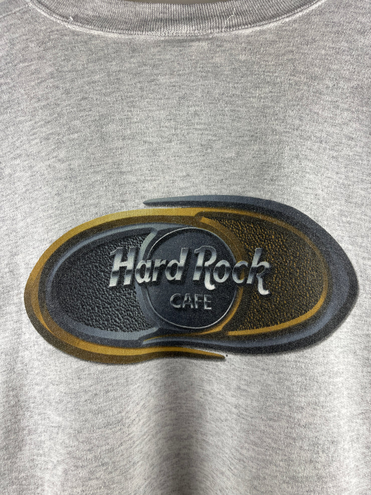 Vintage 90s Hard Rock Café Washington DC Grey Crewneck