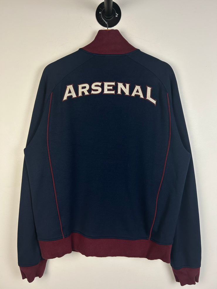 Vintage Y2K Nike Arsenal Navy Track Jacket