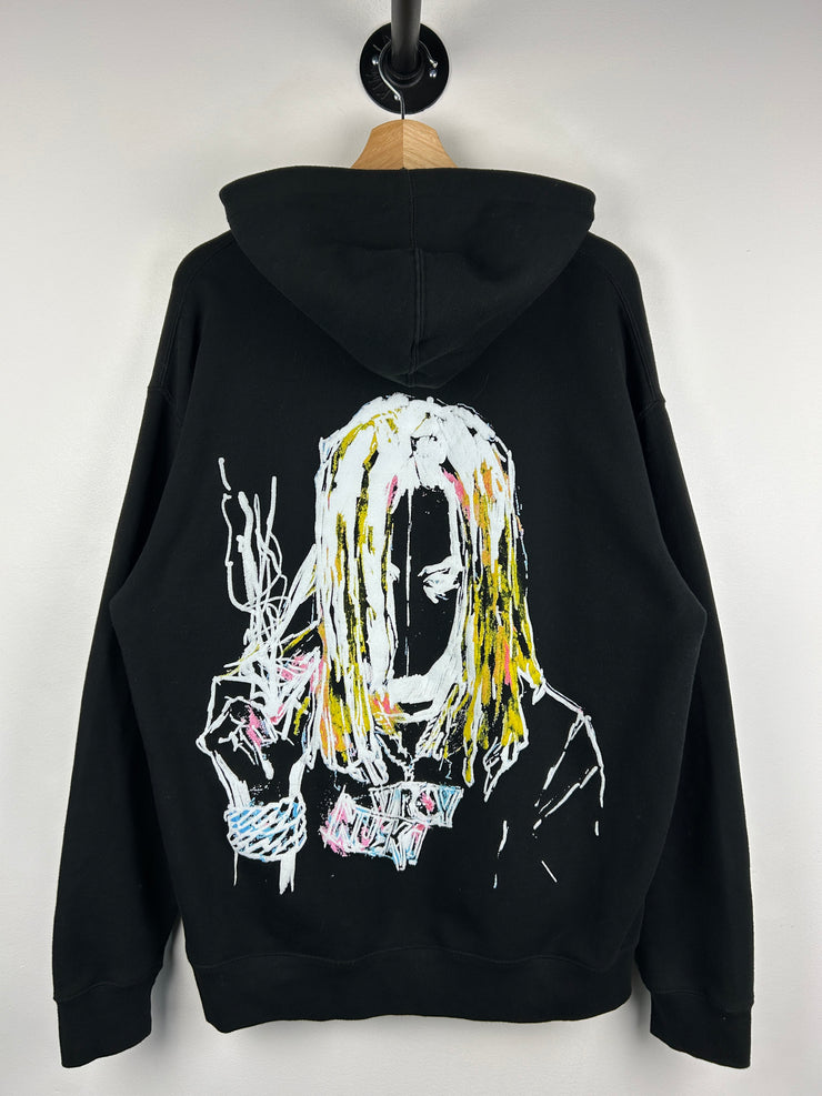 Revenge Lil Durk Painting Black Hoodie
