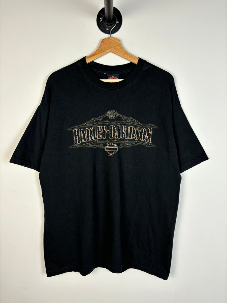 Vintage Harley Davidson Myrtle Beach Pirate Black Tee