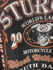 Vintage 2004 Sturgis Black Hills Rally South Dakota Black Tee