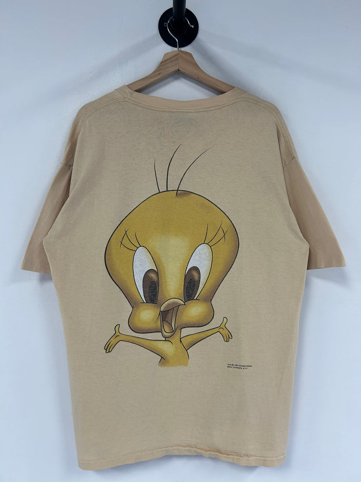 Vintage 1995 Tweety Bird Yellow Tee