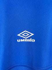 Vintage 90s Umbro Blue Soccer Jersey