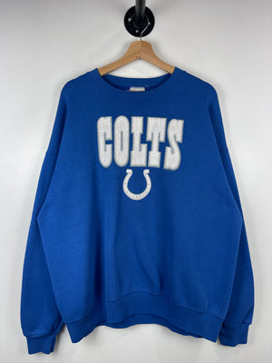 Vintage 2000 NFL Lee Sport Indianapolis Colts Blue Crewneck