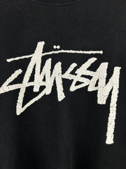 Stussy Script Black Long Sleeve