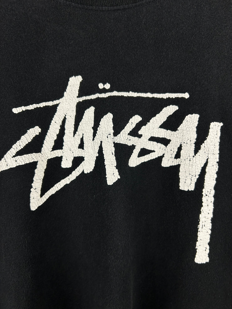 Stussy Script Black Long Sleeve