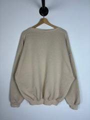 Vintage Y2K Russell Essential Blank Cream Crewneck