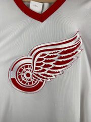 Vintage 90s NHL CCM Detroit Red Wings White Hockey Jersey
