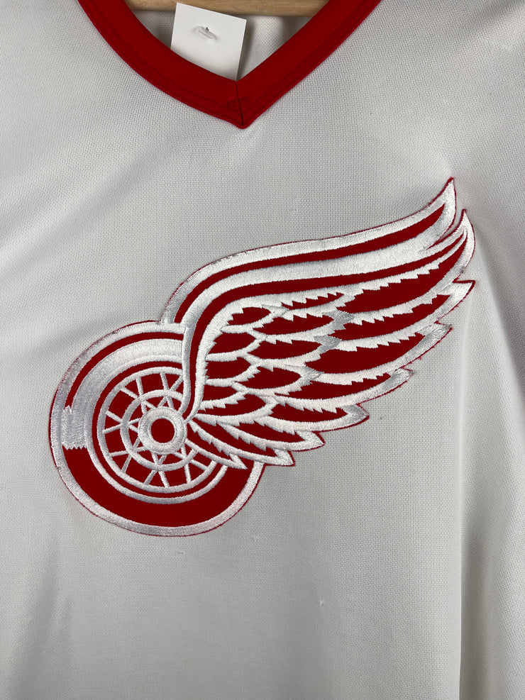Vintage 90s NHL CCM Detroit Red Wings White Hockey Jersey