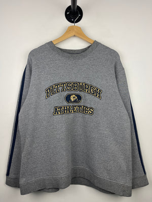 Vintage Aeropostale Pittsburgh Panthers Athletics University Embroidered Grey Crewneck