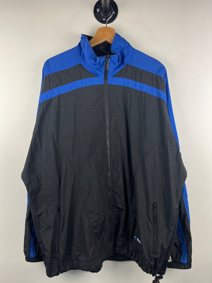 Vintage 90s Reebok Black & Blue Windbreaker