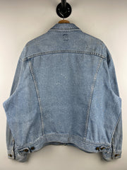 Vintage 90s Lee Blue Denim Trucker Jacket