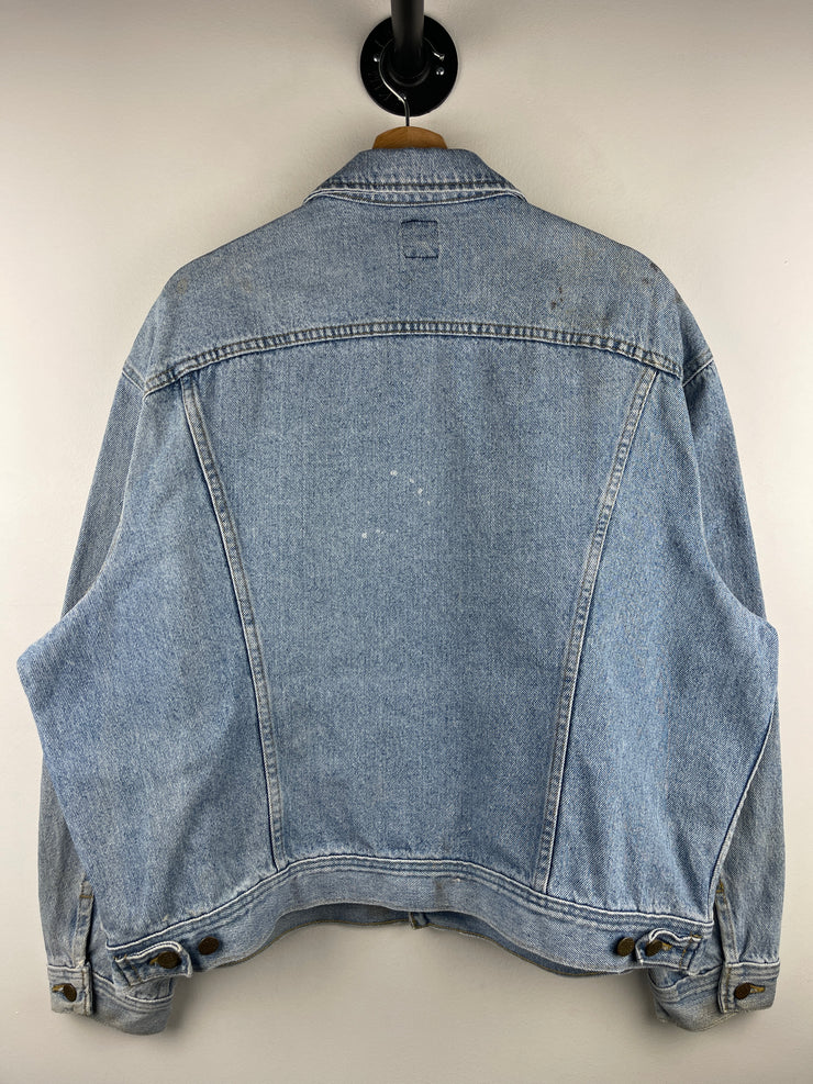 Vintage 90s Lee Blue Denim Trucker Jacket