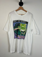 Vintage 90's LCBO Frog Art White Tee