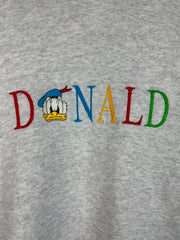 Vintage 90's Donald Duck Grey Crewneck