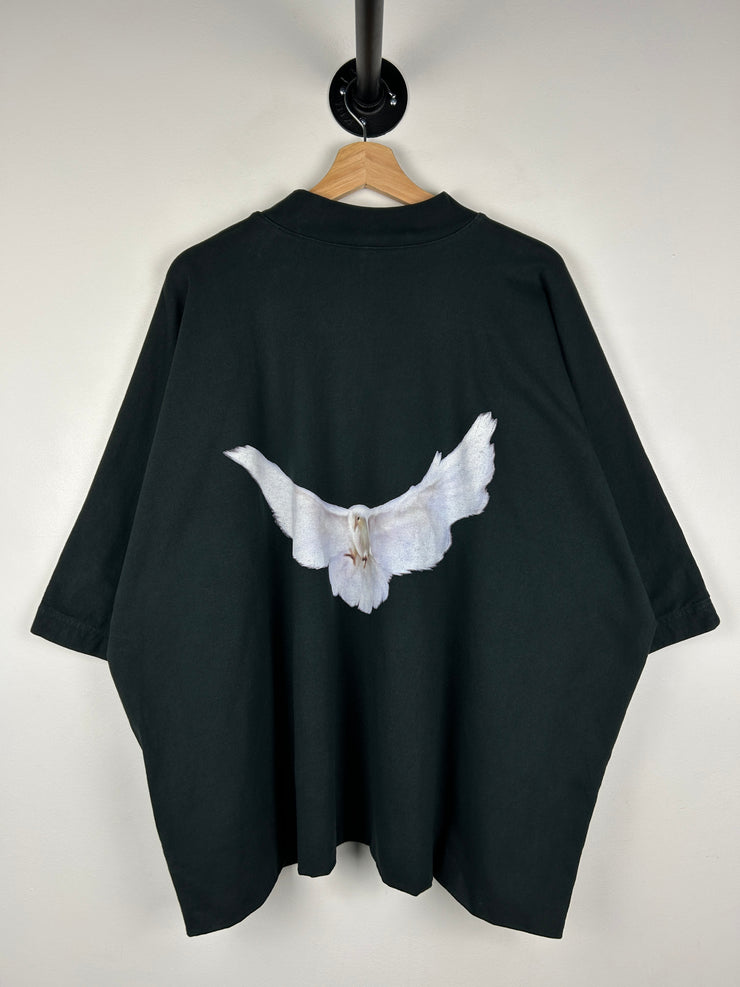 Yeezy Gap Engineered by Balenciaga Dove No Seam Washed Black Tee