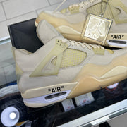 Jordan 4 x Off White Sail