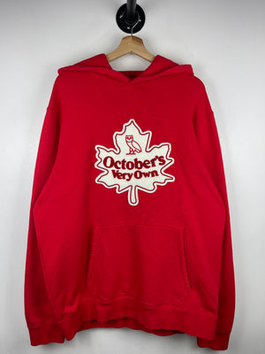 OVO Canada Maple Leaf Red Hoodie