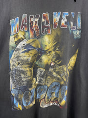 Vintage 90s Tupac Shakur 2Pac Thug Life Black Rap Tee