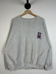 Vintage 90's Logo Athletic NFL Sunday Ticket Grey Crewneck