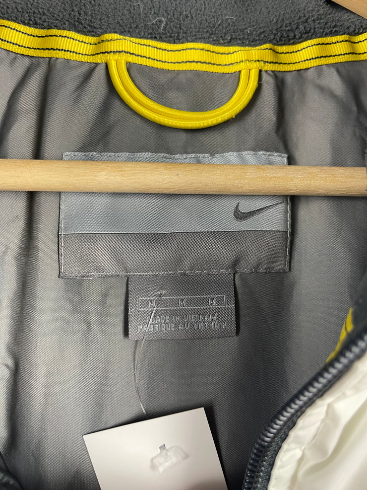 Vintage Nike Swoosh White Down Filled Puffer Jacket