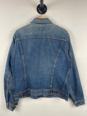Vintage 60s Levis Big E Type 3 521 Blue Denim Trucker Jacket