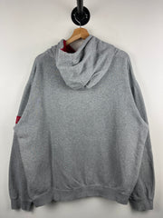 Vintage Wisconsin Embroidered Grey Hoodie