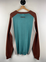 Vintage Levis Silver Tab Brown & Blue Knit Sweater
